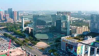 4k航拍广州琶洲中洲中心商务大厦视频的预览图